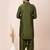 Green designer festive wear viscose pathani-suits