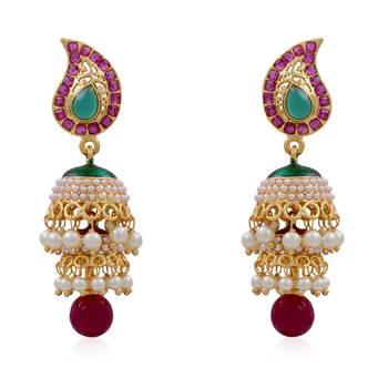 Beautiful Antique Pearls Jhumka 3