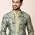 Multicolor designer festive wear jacquard kurta-pajama