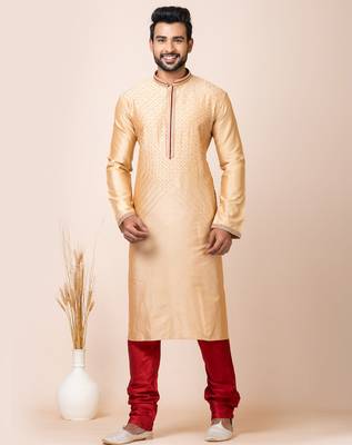 Chiku designer festive wear viscose kurta-pajama 1