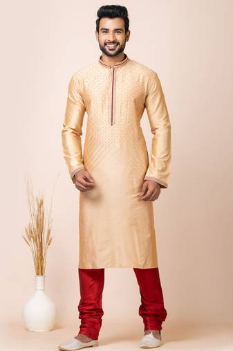 Chiku designer festive wear viscose kurta-pajama