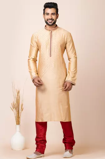 Chiku designer festive wear viscose kurta-pajama
