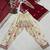 Red cream faux georgette exquisite embroidery patiala suit