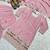 Pink silk sequence sharara suits