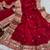 Red Color Sequance and Dori Embroidery Work Georgette Saree