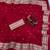 Red Color Sequance and Dori Embroidery Work Georgette Saree