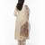 Beige chanderi silk embroidered kurta sets