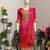 Pink art silk embroidered kurta sets