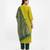 Yellow blended embroidered kurta sets