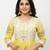 Yellow cotton embroidered kurta sets