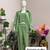 Green blended cotton plain trendy co ord set