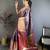 Purple color zari weaving work kanjivaram katan silk saree with blouse