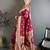 Pink color zari woven banarasi silk saree with blouse