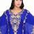 Luxurious Blue Kaftan With Gold Work Stitched Dress