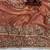 Peach Color Sequence Embroidery Work Frendy Chiffon Saree