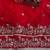 Red Color Sequence Embroidery Work Frendy Chiffon Saree