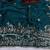 Teal Color Sequence Embroidery Work Frendy Chiffon Saree