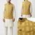 Mustard rajputana sunburst nehru jacket/waistcoat/bandhgala