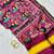 Plum Color Lagadi pallu and decorative tassels Double pichwai print  Silk Saree