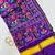 Purple Color Lagadi pallu and decorative tassels Double pichwai print  Silk Saree