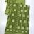 Parrot Green Color Zari Weaving butti Work Cotton Saree
