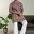 Men's stylish rayon silk sequins position embroidery kurta pant set