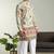 Men's stylish rayon silk sequins position embroidery kurta pant set