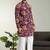 Men's stylish rayon silk sequins position embroidery kurta pant set