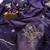 Purple Color Katdana And Pearls Handwork Space Silk Saree