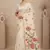 White Color Zari Weaving  cotton Saree