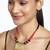 Gold-toned  red gold plated necklace