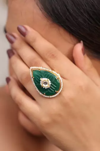 Verdant bloom ring