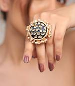 Eternal bloom meenakari ring