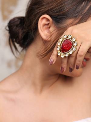 Mystic carved stone ring 3