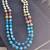 Oplya double strand semi precious stone necklace