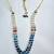 Oplya double strand semi precious stone necklace