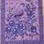 Purple muga cotton jamdani suit dress material with dupatta