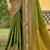 orange soft silk blend woven work traditional saree