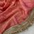 Peach moss silk with jecquard butti saree with unstitched blouse
