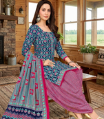 Multicolor color crepe silk printed women unstitched dress material