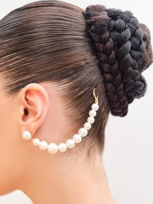 Ira pearl brass ear chain 1