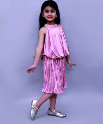 Peach solid polycotton co ord set 2