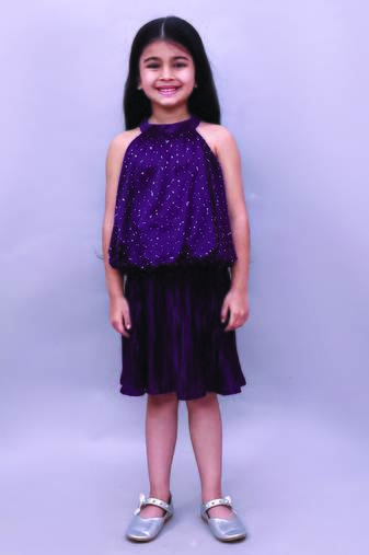 Wine purple woven polycotton co ord set