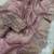 Light Pink Color  Embroidery Work and Coding weaving Tissue Silk Saree