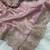 Light Pink Color  Embroidery Work and Coding weaving Tissue Silk Saree