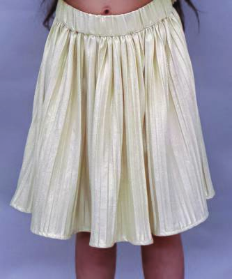 Golden embroidered polycotton co ord set 4