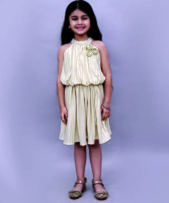 Golden embroidered polycotton co ord set 5