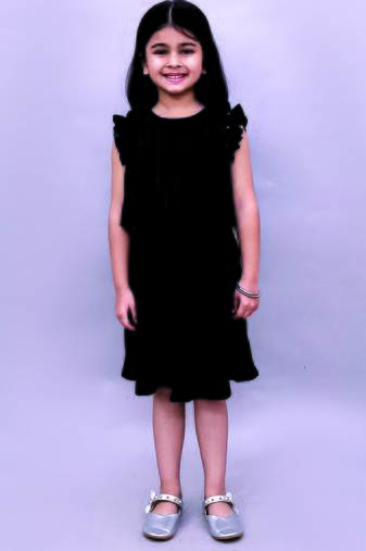 Black woven polycotton co ord set