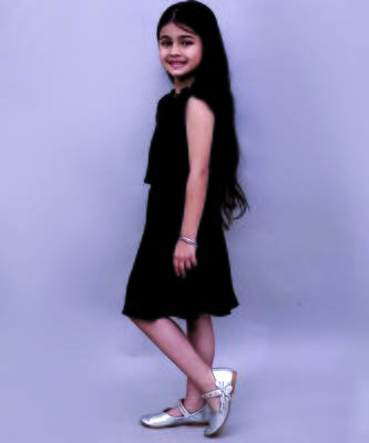 Black woven polycotton co ord set 3