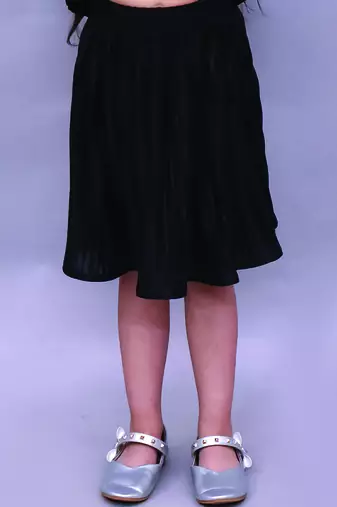 Black woven polycotton co ord set